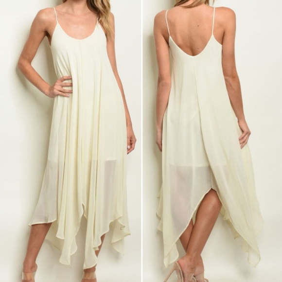 CHIFFON STYLE MAXI DRESS - Picture 7 of 8